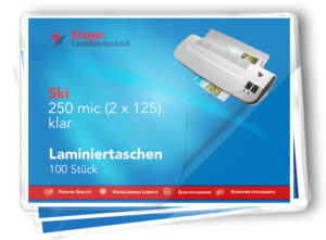 Laminierfolien Ski