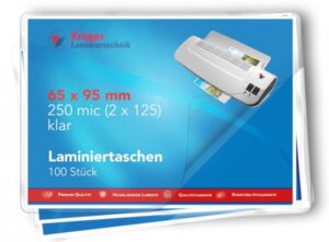 Laminierfolien 65 x 95 mm - 100 Folien